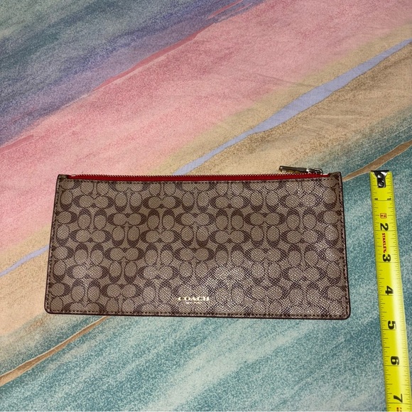 Coach red crossbody bag with matching insert pouch - Picture 14 of 16